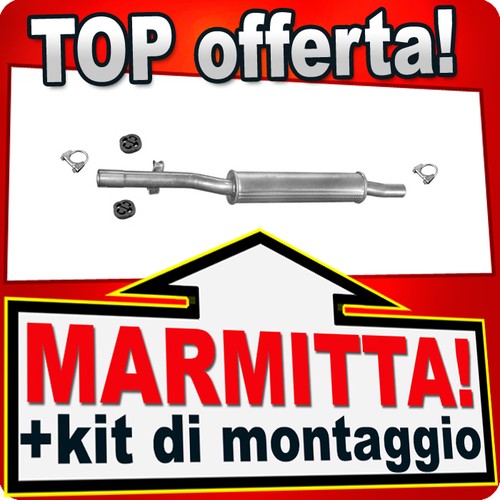 Silenziatore centrale caddy - vw,