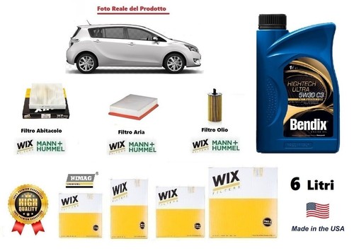 Kit filtri tagliando 6 litri - kit, +