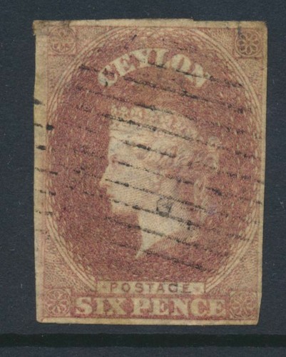Ceylon 1857 sg6 gatto - 1857-9,