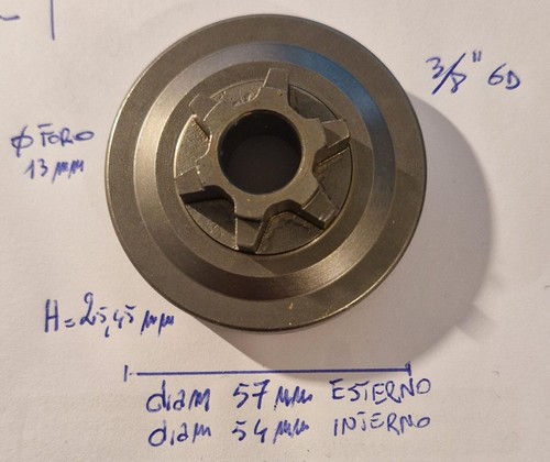 Pignone campana frizione - campana, 3/8"